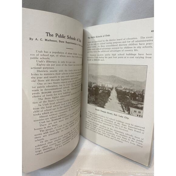 1914 UTAH Information and Guide Book - Picture 5 of 6